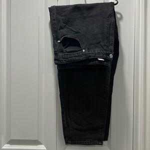 Old Navy loose mom jeans. Ultra high waisted